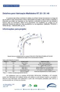 Informativo Técnico - Telha Multidobra